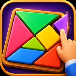 أيقونة Tangram Puzzle: Polygram Block